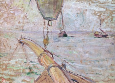 View of Arcachon from the Front of the Yacht Cocorico, 1889 by Henri de Toulouse Lautrec